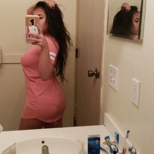F21 Pink Jersey T Shirt Dress
